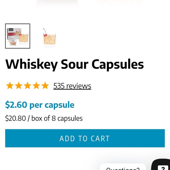 Bartesian Whiskey Sour capsules 50%off ($1.30 each) *see description* - Picture 2 of 4